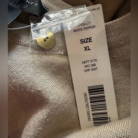 NEW, Investment Women's Beige Long Sleeve Sweater Size XL - Picture 5 of 7